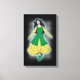 Fairy Älskarinna Leanan Sidhe Canvastryck