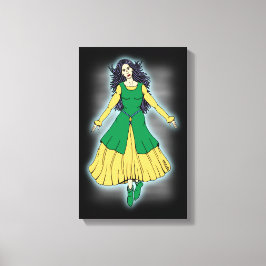 Fairy Älskarinna Leanan Sidhe Canvastryck