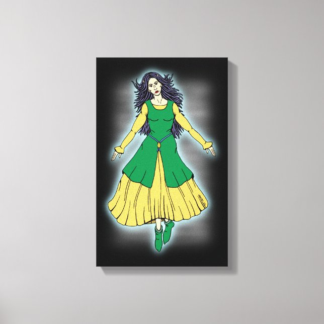 Fairy Älskarinna Leanan Sidhe Canvastryck (Framsida)