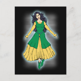 Fairy Älskarinna Leanan Sidhe Vykort