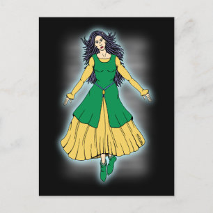Fairy Älskarinna Leanan Sidhe Vykort