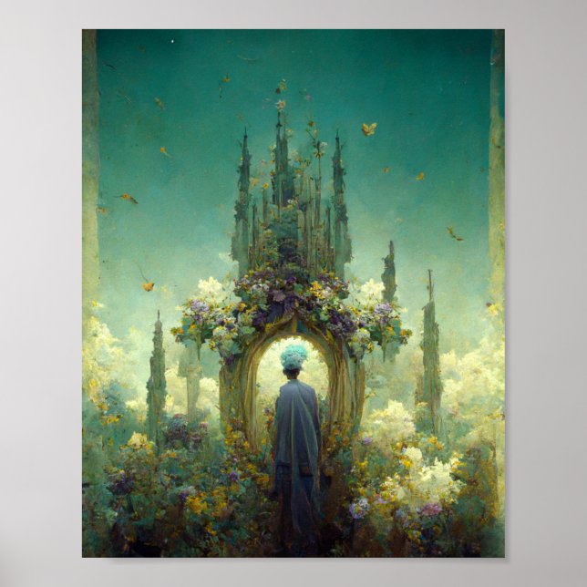 Fairy Altar Fantasy Art Poster (Framsidan)