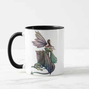 Fairy and Dragon Mug av Molly Harrison Mugg