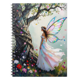 Fairy and Magical Vine Wrapped Tree Anteckningsbok