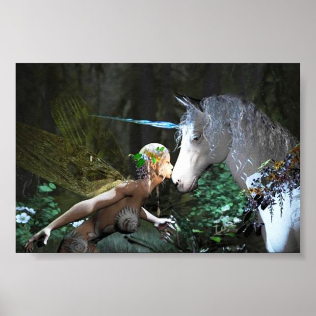 Fairy and Unicorn fantasy poster AS LOW AS 10.90 (Framsidan)