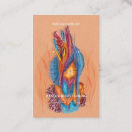 Fairy Art Handmade Business Earring Display Card Visitkort