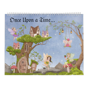 Fairy Art Illustrated Watercolor Postive Quotes Kalender