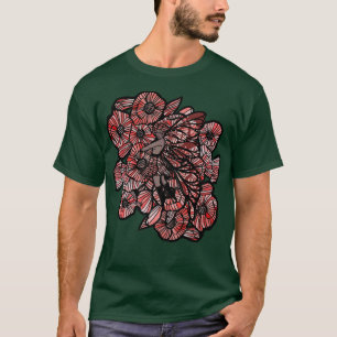 Fairy Art Red Poppy Fairy GardenT-Shirt T Shirt