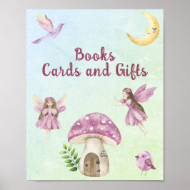 Fairy baby shower Books, Cards and Gifts Poster