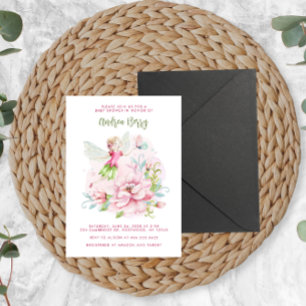 Fairy Baby Shower Inbjudningar
