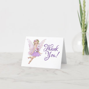 Fairy Baby Shower Watercolor Tack Kort