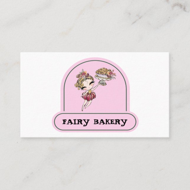 Fairy Bakery Visitkort (Framsida)