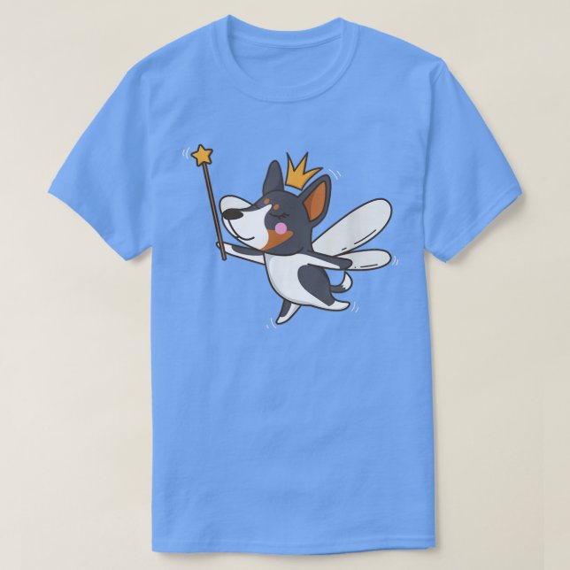 Fairy Basenji Hund Mystical Pet Basenji Fairy Älsk T Shirt (Design framsida)