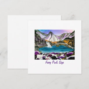 Fairy Bassäng Skye Scotland Kort