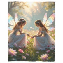 Fairy BBF Fleece Blanket Tapet ger kläder