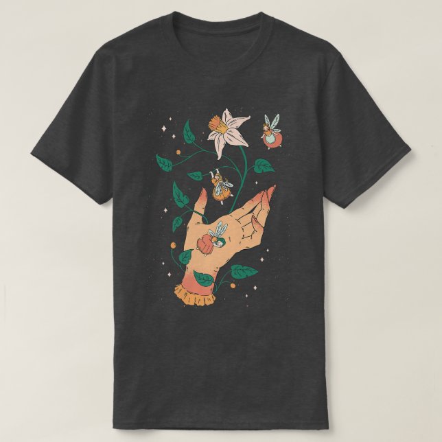 Fairy Beautiful Aesthetic Fairywave Mystical Fanta T Shirt (Design framsida)