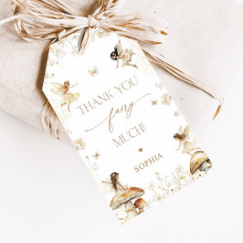 Fairy Birthday Boho Tack Presentetikett
