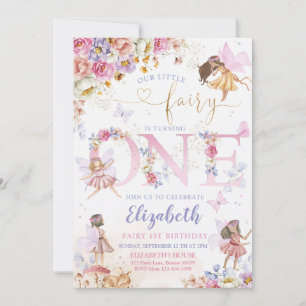 Fairy Birthday Inbjudningar