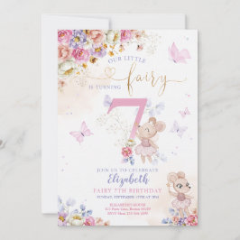 Fairy Birthday Inbjudningar