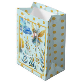 Fairy Birthday Teal Guld Rosa Princess Fairytale