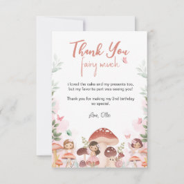 Fairy Birthday, trollstav Tack Kort