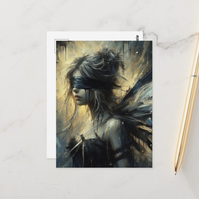 Fairy Blindvikt Vykort (Fram/Back In Situ)