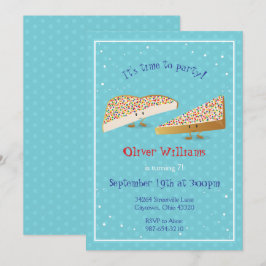 Fairy Bread-tecken | Bjuddagsinbjudan Inbjudningar