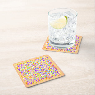 Fairy Bread Underlägg Papper Kvadrat