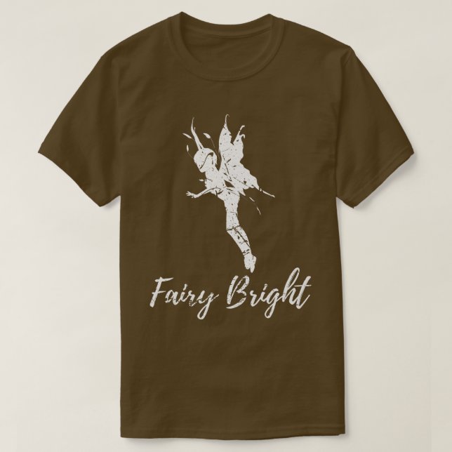 Fairy Bright Funny Älvors Goth Aesthetics Grunge T Shirt (Design framsida)