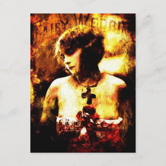 Fairy bröllop vykort