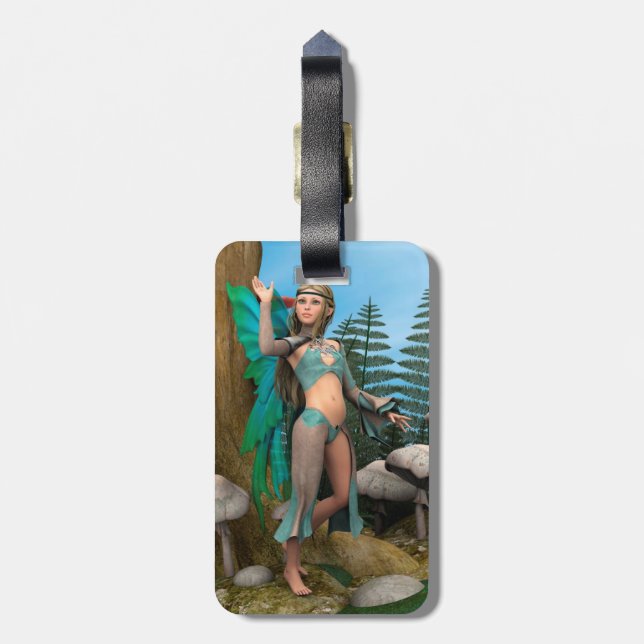 Fairy Butterfly Bagagebricka (Baksidan Lodrät)