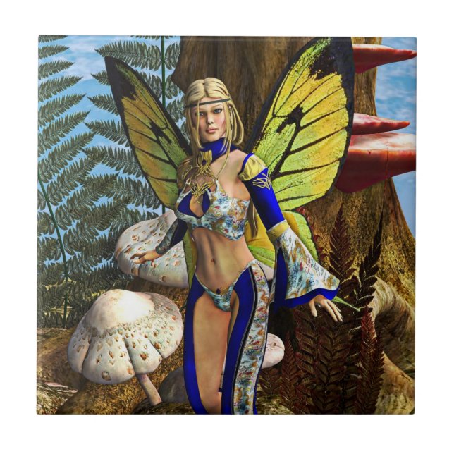 Fairy Butterfly Kakelplatta (Framsidan)