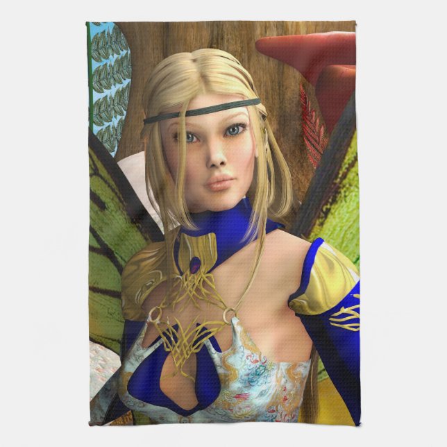 Fairy Butterfly Kökshandduk (Vertikal)