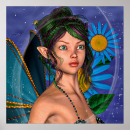 Fairy Butterfly Poster