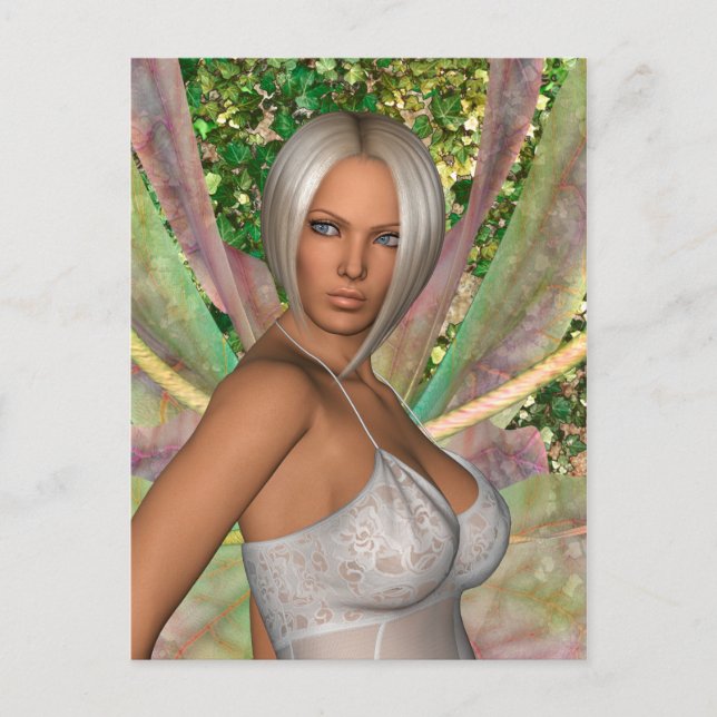 Fairy Butterfly Vykort (Framsida)