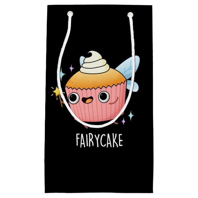 Fairy Cake Funny Cuptårta Pun Mörk BG (Framsidan)