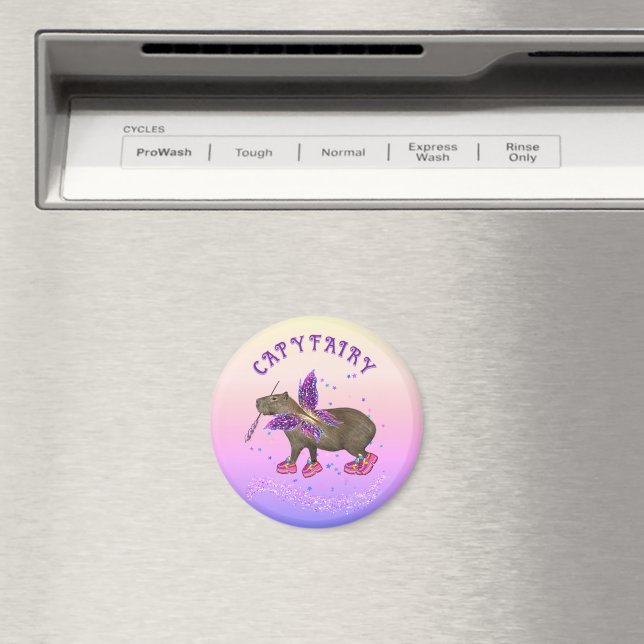 Fairy Capybara Magic Magnet (In Situ (Dishwasher))