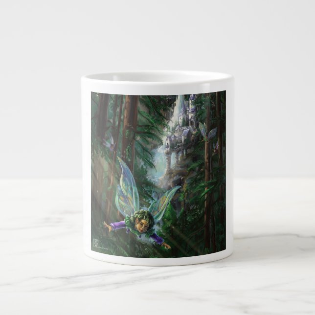 Fairy Castle Forest Jumbo Mugg (Framsidan)