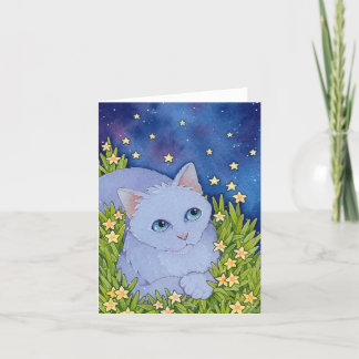 Fairy Cats Affirmation Söt kattvarnkort Tack Kort