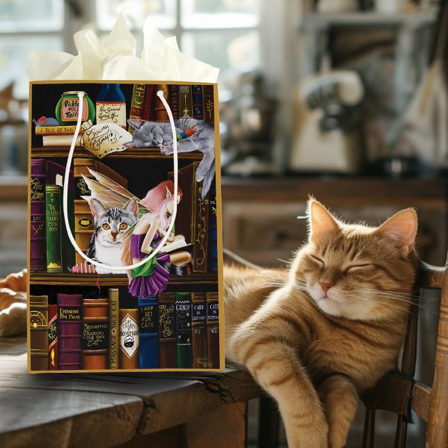 Fairy Cats Bokar Bibliotek Fantasy (Skapare uppladdad)