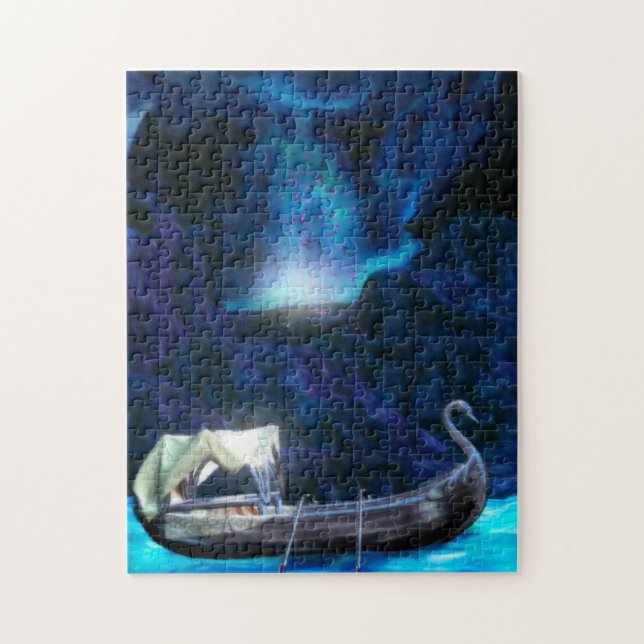 Fairy Cavern Fantasy Scenia Digital Art Puzzle Pussel (Vertikal)