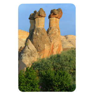Fairy Chimneys vid solnedgång Magnet