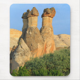 Fairy Chimneys vid solnedgång Musmatta