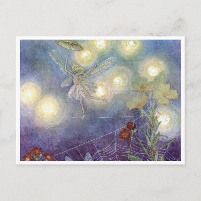 Fairy Circus Dorothy Lathrop Vykort (Framsida)