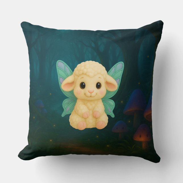 Fairy Critters™ Fairy Lamb Kudde (Framsida)