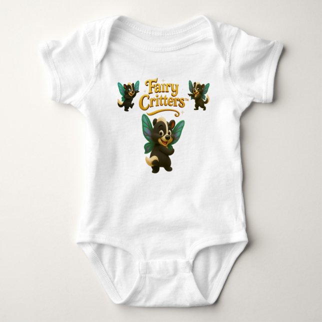 Fairy Critters™ Fairy Skunk Lil Stinker T Shirt (Framsida)