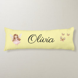 Fairy Cute Garden Enchanted Personlig Namn Kroppskudde