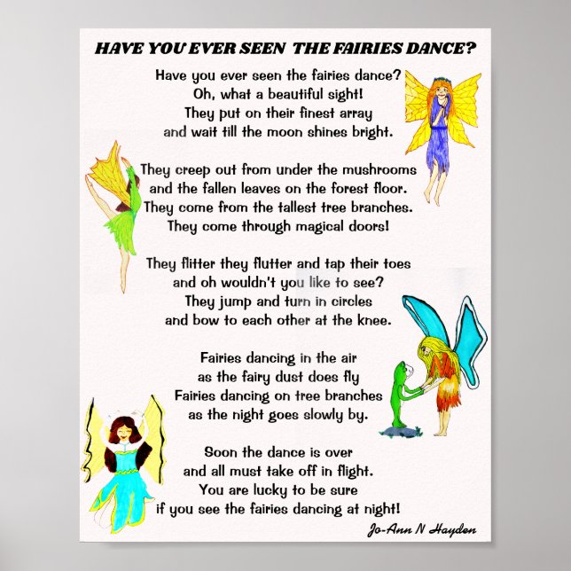 FAIRY DANCE poster (Framsidan)