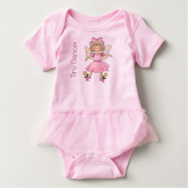 Fairy Dancer Baby One Biet Tutu Bodydräkt Tee Shirt