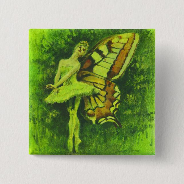 Fairy Dancer Button Knapp (Framsida)